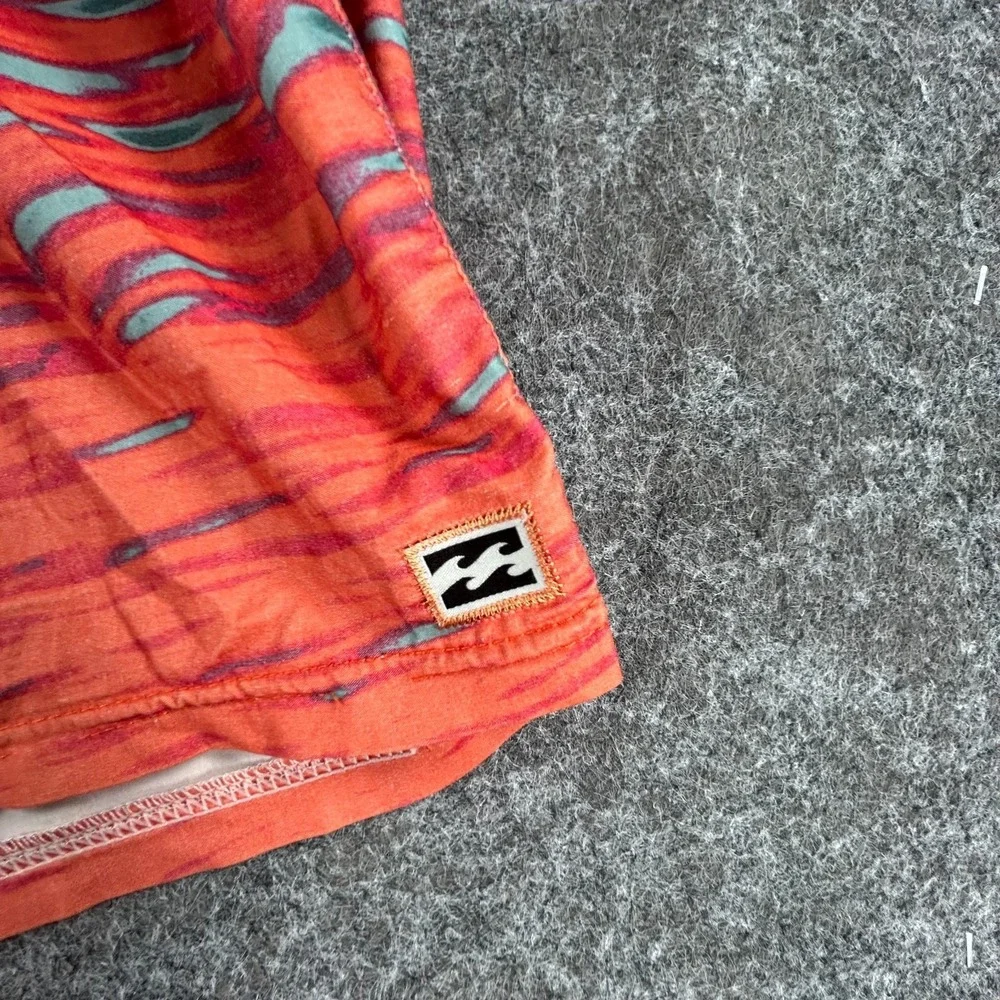 Billabong All Day Sunset‎ Lo Tides Board Shorts Mens Blue Orange Water Shade